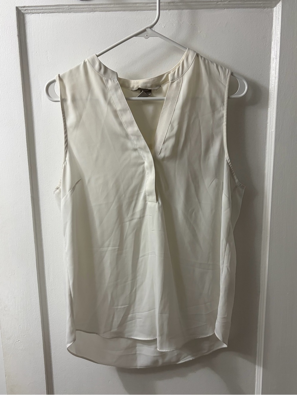 H&M Cream Sleeveless V-Neck Camisole